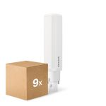 Multipack 9x Philips CorePro PL-C LED 6.9W 700lm - 830 Warm White | Replaces 18W
