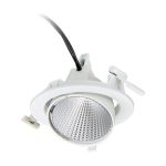 Philips LED Spot Greenspace Accent Elbow Aluminium White 31W 3900lm 36D - 930 Warm White | 163mm - IP20 - Best Colour Rendering - Dali Dimmable