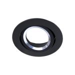 Noxion Recessed Spot Drome MR16 Tiltable Black | Cutout 69mm - GU10 Socket