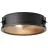 Brilliant Zois Ceiling Light Metal Black | 340mm - Suitable for 2x E27