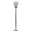 Nordlux Vejers Pedestal Lamp Galvanized Steel and Glass Grey | IP54 - Suitable for E27