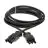 Lupa-con Connector Cable 3x 1,5  2m Black EPCOM/3