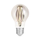 WiZ Smart LED E27 Pear Filament Smoke 6.5W 400lm - 820-850 Tunable White | Dimmable - Replaces 35W