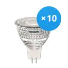 Multipack 10x Noxion LED Spot GU5.3 MR16 6.1W 621lm 36D - 840 Cool White | Replaces 50W