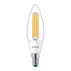 Philips MASTER LED Candle Ultra Efficient E14 Candle Clear 2.3W 485lm - 840 Cool White | Replaces 40W